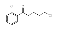 5-chloro-1-(2-chlorophenyl)pentan-1-one structure