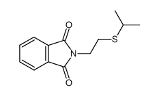 2-(2-(Isopropylthio)ethyl)-1H-isoindole-1,3(2H)-dione结构式