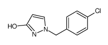 2-[(4-chlorophenyl)methyl]-1H-pyrazol-5-one Structure