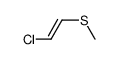 1-chloro-2-methylsulfanylethene Structure