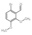 6-BROMO-2,3-DIMETHOXY-BENZALDEHYDE Structure