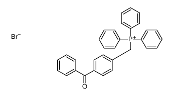 (4-benzoylphenyl)methyl-triphenylphosphanium,bromide结构式