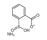 ammonium hydrogen 2-sulphinatobenzoate结构式