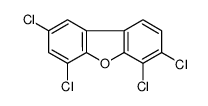 2,4,6,7-tetrachlorodibenzofuran结构式