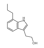 2-(7-propyl-indol-3-yl)-ethanol结构式