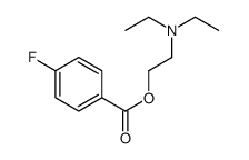 2-(diethylamino)ethyl 4-fluorobenzoate Structure