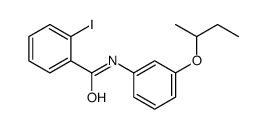 N-(3-butan-2-yloxyphenyl)-2-iodobenzamide Structure