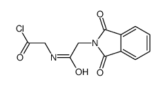 2-[[2-(1,3-dioxoisoindol-2-yl)acetyl]amino]acetyl chloride结构式