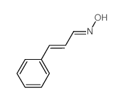 2-Propenal, 3-phenyl-,oxime, (2E)- Structure