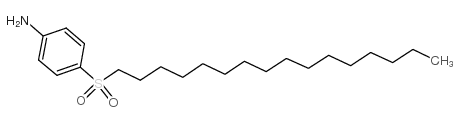 4-十六烷基磺酰苯胺结构式