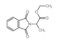 ethyl 2-(1,3-dioxoisoindol-2-yl)propanoate Structure