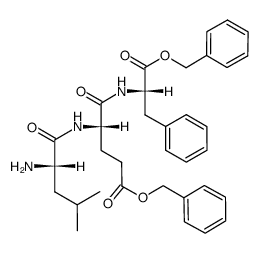 H-Leu-Glu(OBzl)-Phe-OBzl Structure