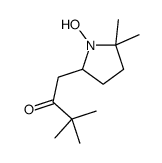 1-(1-hydroxy-5,5-dimethylpyrrolidin-2-yl)-3,3-dimethylbutan-2-one结构式