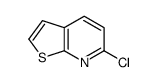 6-氯噻吩[2,3-B]吡啶结构式