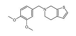 6-(3,4-dimethoxy-benzyl)-4,5,6,7-tetrahydro-thieno[2,3-c]pyridine Structure