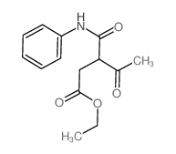 ethyl 4-oxo-3-(phenylcarbamoyl)pentanoate Structure