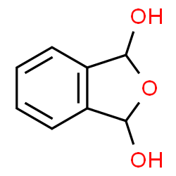 1,3-Isobenzofurandiol,1,3-dihydro-,cis-(9CI) structure