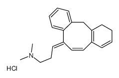 [(3Z)-3-[(10Z)-6,7-dihydro-5H-dibenzo[2,1-e:2',1'-g][8]annulen-12-ylidene]propyl]-dimethylazanium,chloride Structure