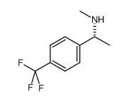 (R)-n-甲基-1-[4-(三氟甲基)苯基]乙胺结构式