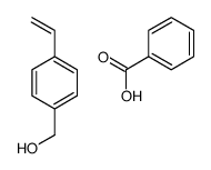 benzoic acid,(4-ethenylphenyl)methanol结构式