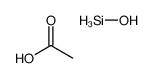 acetic acid,hydroxysilane结构式