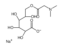 sodium,(2R,3S,4R,5R)-6-[2-(dimethylamino)acetyl]oxy-2,3,4,5-tetrahydroxyhexanoate Structure