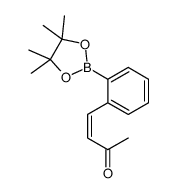 (E)-4-[2-(4,4,5,5-tetramethyl-1,3,2-dioxaborolan-2-yl)phenyl]but-3-en-2-one结构式