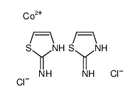 dichlorocobalt,1,3-thiazol-2-amine Structure