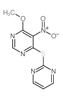 4-methoxy-5-nitro-6-pyrimidin-2-ylsulfanyl-pyrimidine picture