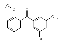 3,5-DIMETHYL-2'-METHOXYBENZOPHENONE结构式