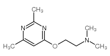 Ethanamine, 2-[(2,6-dimethyl-4-pyrimidinyl)oxy]-N,N-dimethyl- (9CI)结构式