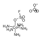 mono(pentaamino((fluorosulfonyl)oxy)cobalt(VIII)) monoperchlorate Structure