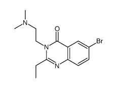 6-bromo-3-[2-(dimethylamino)ethyl]-2-ethylquinazolin-4-one Structure