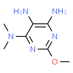 4,5,6-Pyrimidinetriamine,2-methoxy-N4,N4-dimethyl-(9CI) Structure