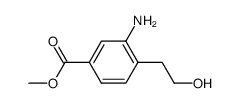 Benzoic acid, 3-amino-4-(2-hydroxyethyl)-, methyl ester (9CI) picture