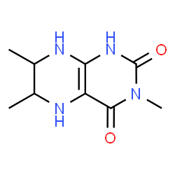 Lumazine, 5,6,7,8-tetrahydro-3,6,7-trimethyl- (8CI) Structure