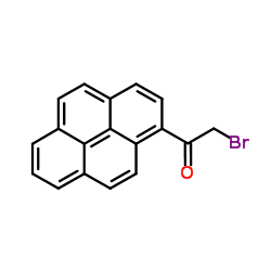 2-Bromo-1-(1-pyrenyl)ethanone structure