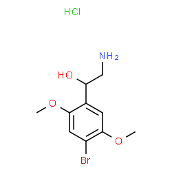 β-hydroxy 2C-B (hydrochloride) Structure