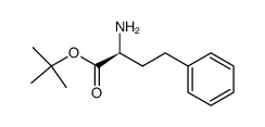 L-高苯丙氨酸叔丁酯结构式