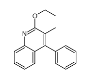 2-ethoxy-3-methyl-4-phenylquinoline Structure