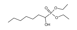 diethyl (1-hydroxyheptyl)phosphonate结构式