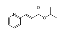 (E)-isopropyl 3-(pyridin-2-yl)acrylate结构式