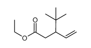 ethyl 3-(1,1-dimethylethyl)-4-pentenoate Structure