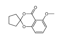 5-methoxy-4H-spiro[benzo[d][1,3]dioxine-2,1'-cyclopentan]-4-one Structure