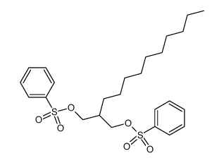 2-decylpropanediol-1,3-di(benzenesulphonate) Structure