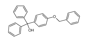 α-Oxy-4-benzyloxy-triphenylmethan Structure