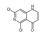 5,7-二氯-1H-[1,6]萘啶-4-星空app结构式