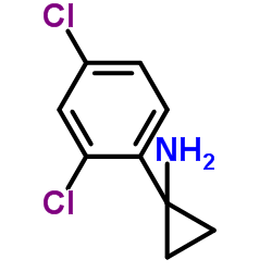 1-(2,4-二氯苯基)-环丙胺结构式