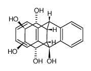 (9S,10R,11R,12S,13S,14R,15S,16R)-9,10-[1,2]benzenoanthracene-10,13,14,15,16(9H)-pentaol Structure