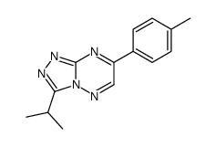 4-(4-methylphenyl)-9-propan-2-yl-1,2,5,7,8-pentazabicyclo[4.3.0]nona-2 ,4,6,8-tetraene structure